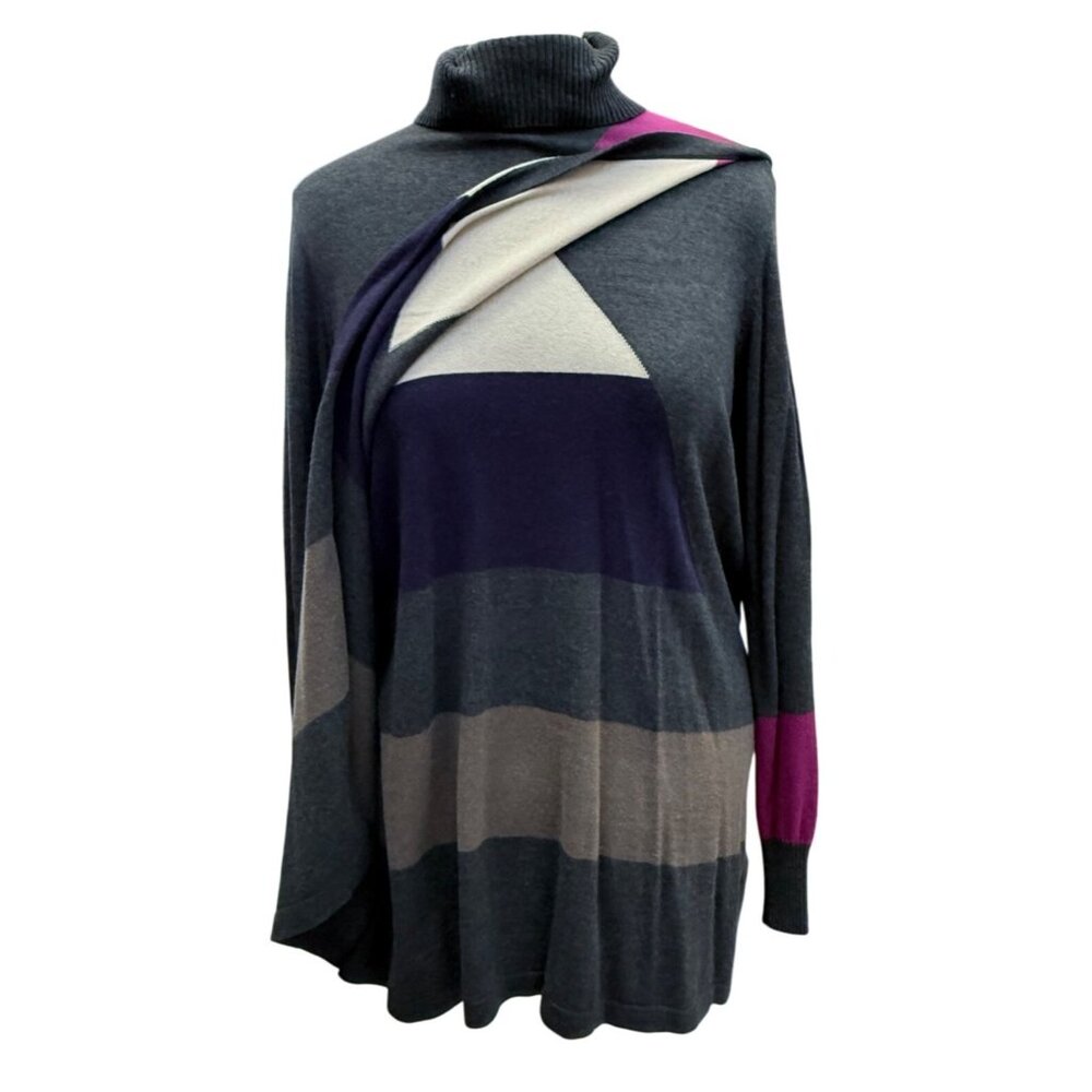 Boutique Turtleneck Sweater By Tribal Women's Size Large Sweater Dress Shirt - Picture 4 of 16